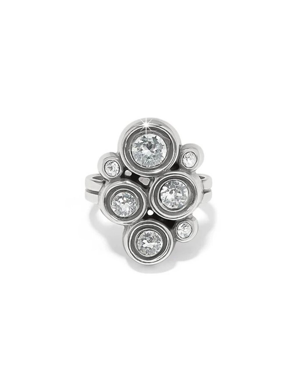 Brighton Constella Cluster Ring $68  CLEAR  Size 7   J63261